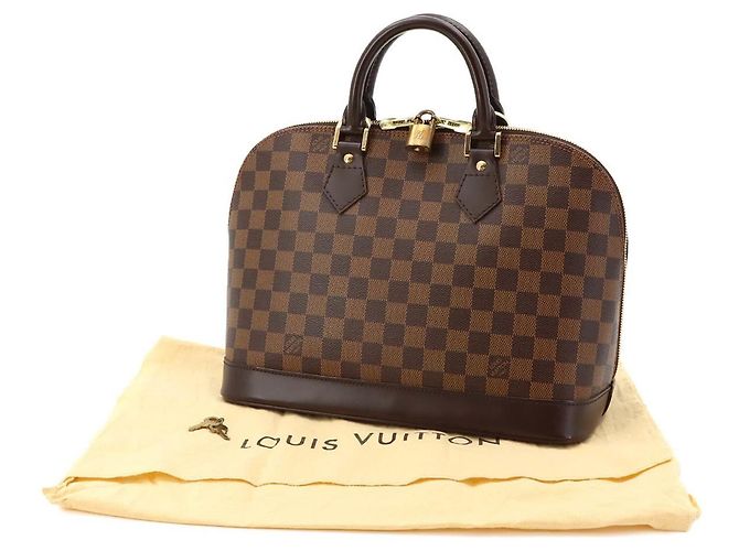 Borsa Louis Vuitton Damier Alma PM Damier ebene - vista 2