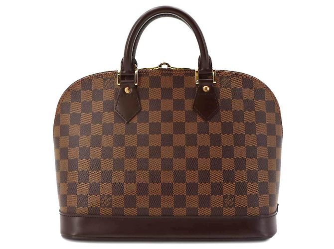 Borsa Louis Vuitton Damier Alma PM Damier ebene - vista 3