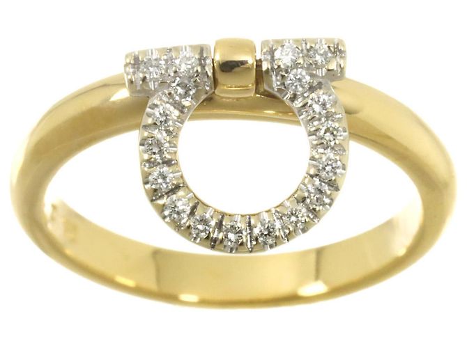 Anello Gancini Salvatore Ferragamo D'oro - vista 2