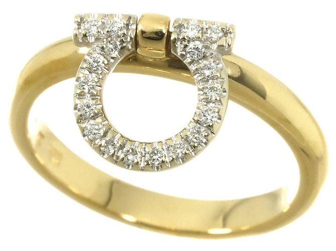 Anello Gancini Salvatore Ferragamo D'oro - vista 3