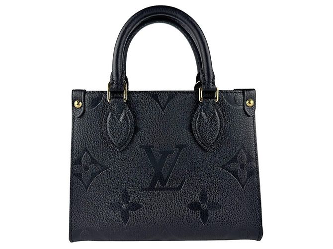 Borsa a tracolla Louis Vuitton Monogram Empreinte OnTheGo BB Nero - vista 3