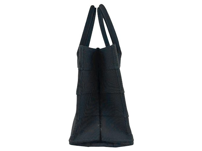 Salvatore Ferragamo Schwarze Canvas Handtasche/Tote Bag - Ansicht 2