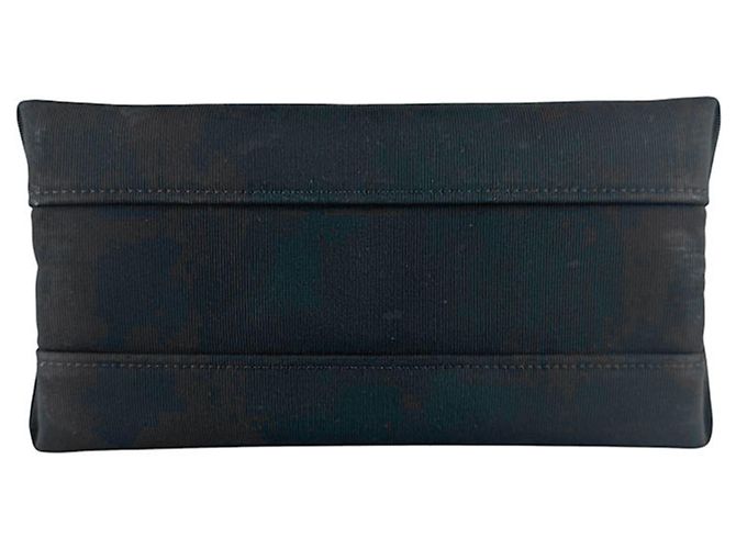 Salvatore Ferragamo Schwarze Canvas Handtasche/Tote Bag - Ansicht 4