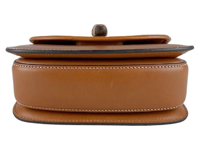 Bamboo Marsupio Gucci in pelle marrone - vista 4