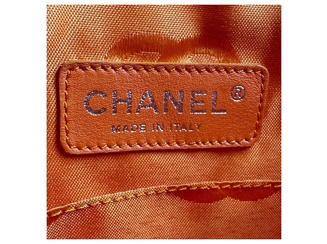 Borsa in pelle Chanel Cambon Line Beige - vista 12