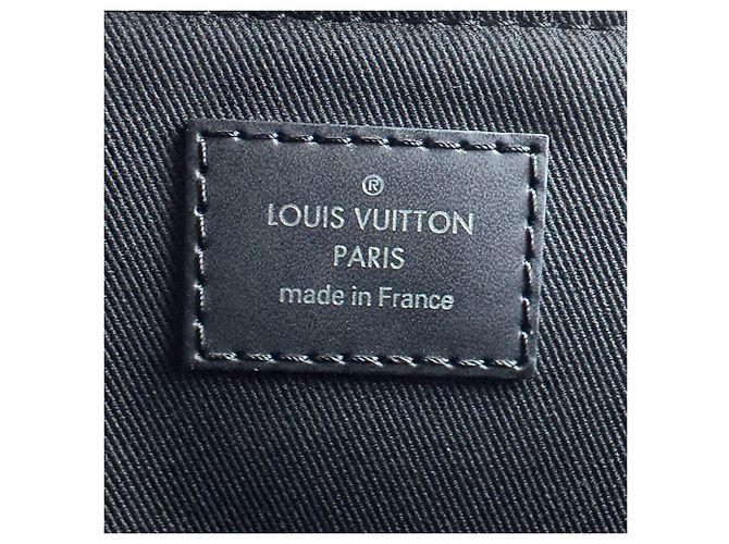 Borsa Louis Vuitton in Damier Graphite Nero - vista 12