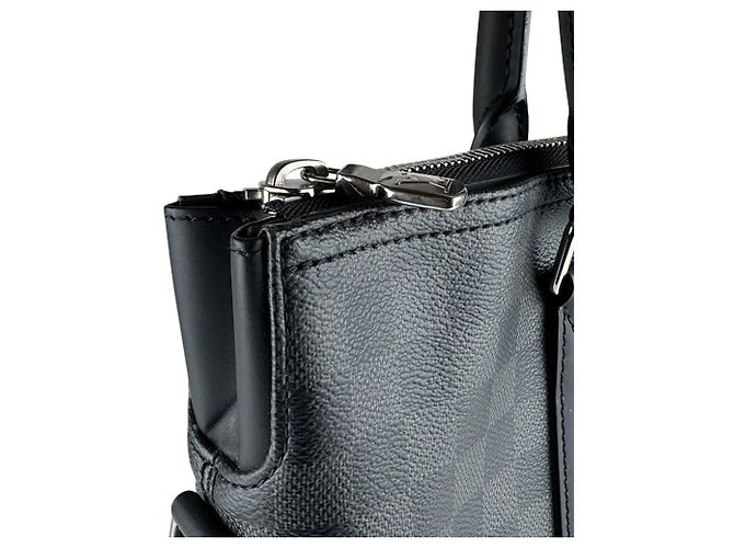 Borsa Louis Vuitton in Damier Graphite Nero - vista 6