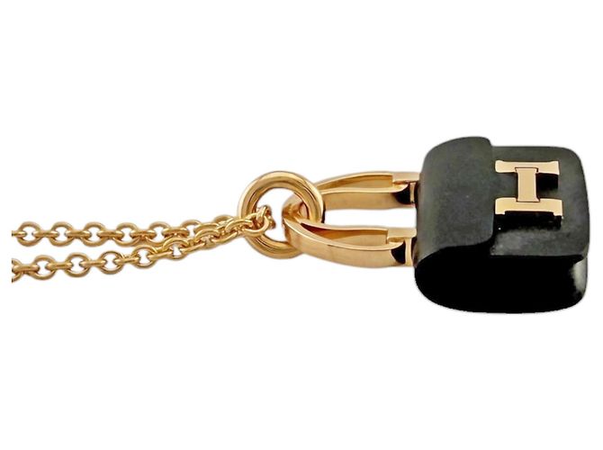Hermès Collana Constance in oro rosa 18K - vista 4
