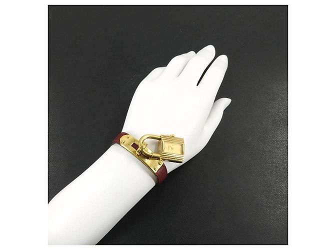 Hermès Hermes Kelly Uhr - Damen Gold/Bordeaux - Ansicht 3