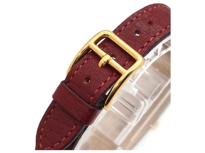 Hermès Hermes Kelly Uhr - Damen Gold/Bordeaux - Ansicht 8