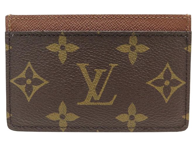 NUEVO Tarjetero LOUIS VUITTON en Lona Monogram M61733 Castaño - vista 2