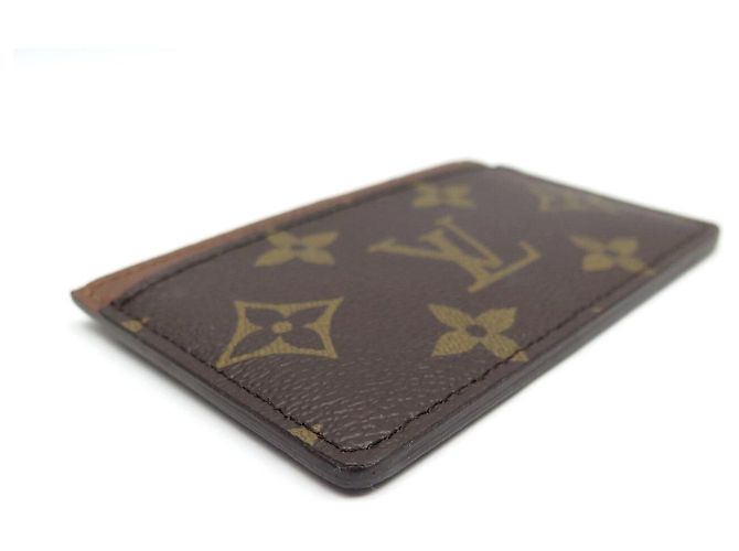 NUEVO Tarjetero LOUIS VUITTON en Lona Monogram M61733 Castaño - vista 3