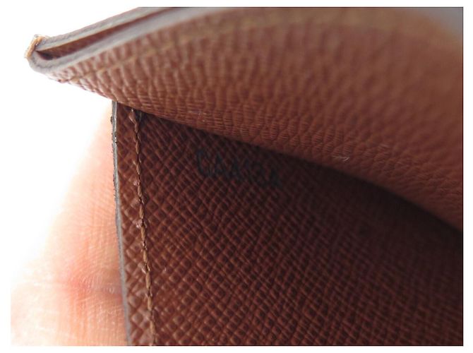 NUEVO Tarjetero LOUIS VUITTON en Lona Monogram M61733 Castaño - vista 7