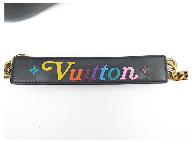 NUEVO BOLSO LOUIS VUITTON NEW WAVE MM M51498 CORREA DE CUERO NEGRO - vista 9