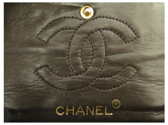 Timeless VINTAGE CHANEL CLASSIC TIMLESS MEDIUM KROKODILLEDER HANDTASCHE Braun - Ansicht 11