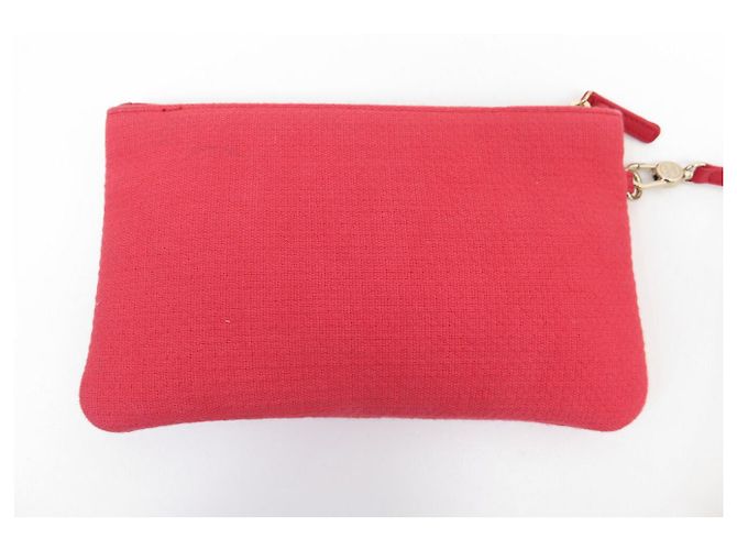 BORSA A TASCA CHANEL DEAUVILLE SHOPPING PM IN TELA ROSA - vista 13