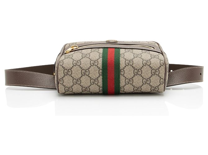 Riñonera Gucci GG Supreme Ophidia Small Castaño Beige - vista 4