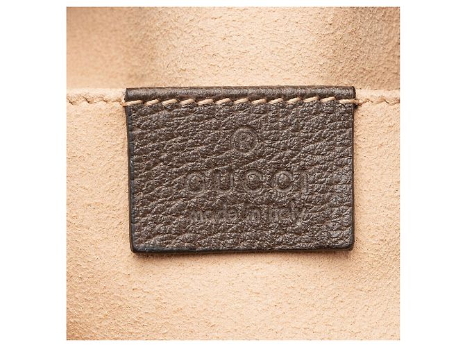 Riñonera Gucci GG Supreme Ophidia Small Castaño Beige - vista 8