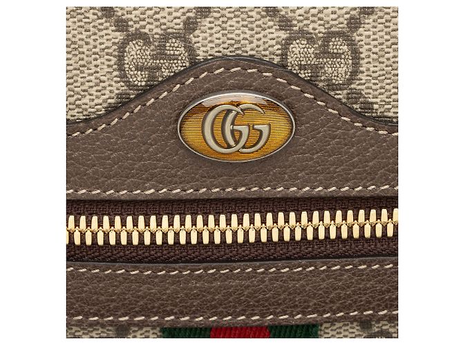 Riñonera Gucci GG Supreme Ophidia Small Castaño Beige - vista 9
