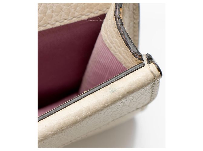 Mini borsa a tracolla Dionysus in pelle e cristalli Gucci Bianco - vista 10