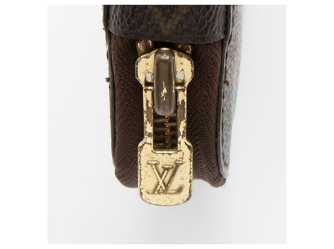 Louis Vuitton Vintage Monogram Canvas Poche Escapade Organizer Wallet Brown - view 7