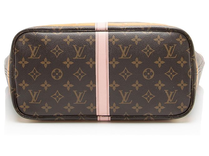 Louis Vuitton Edición Limitada Monogram Canvas Summer Trunk Neverfull MM Tote Castaño - vista 4