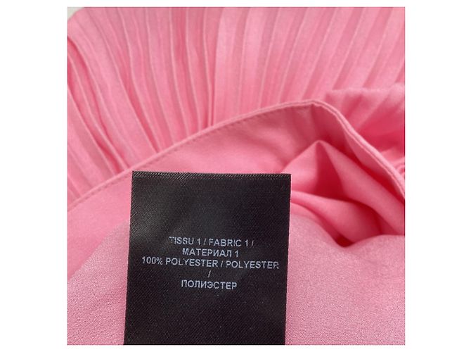 Balmain Minirock mit Plissee-Volants aus rosa Polyester Pink - Ansicht 6