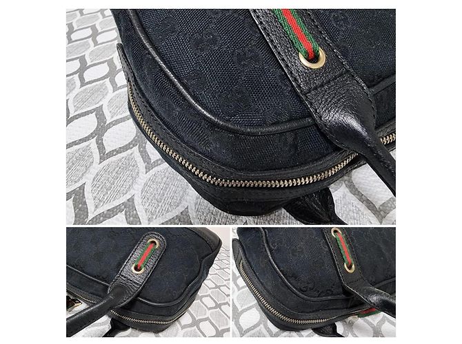 Gucci Monogram Small Princy - Borsa a Spalla Nera Nero - vista 11