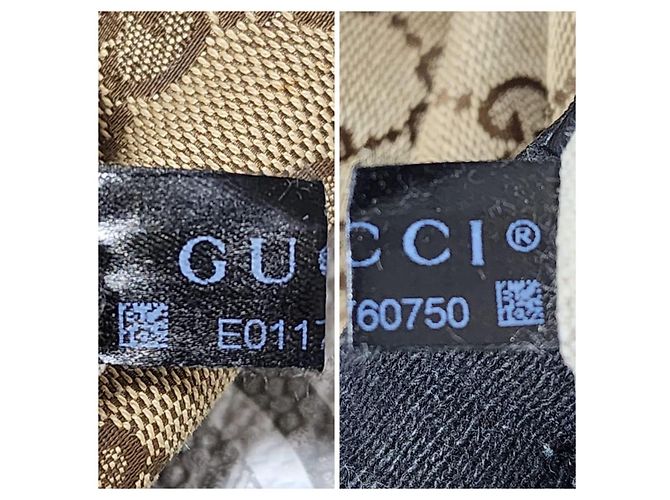 Borsa Hobo Gucci Lovely Heart Monogram Media - Off White/Marrone Crudo - vista 4