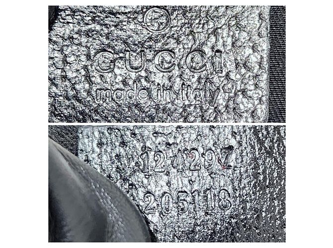 Gucci Borsa Hobo Bamboo Canvas Nera Nero - vista 2