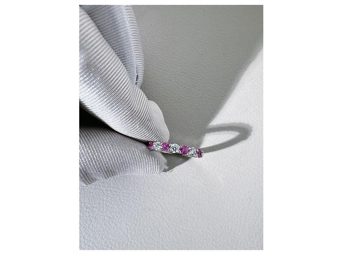 Tiffany & Co. Embrace Ring rosa Saphir Diamant Mehrfarben - Ansicht 4