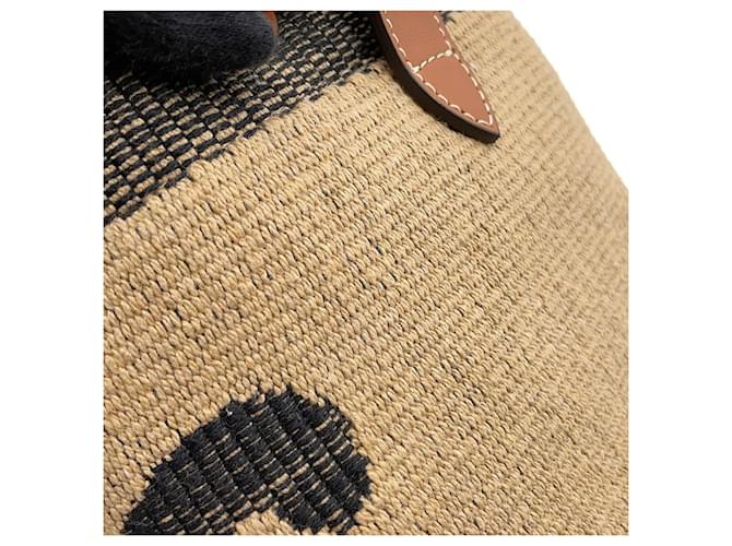 Céline Borsa Celine Teen Drawstring Triomphe Nero Beige - vista 7