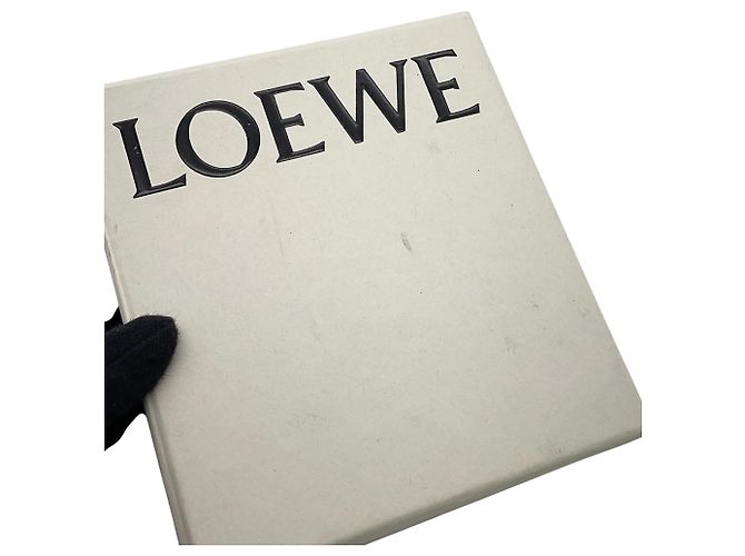 Borsa a mano/Pochette in pelle marrone Loewe - vista 13