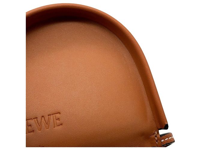 Borsa a mano/Pochette in pelle marrone Loewe - vista 8