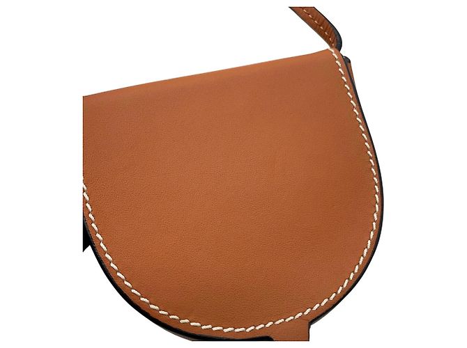 Borsa a mano/Pochette in pelle marrone Loewe - vista 9