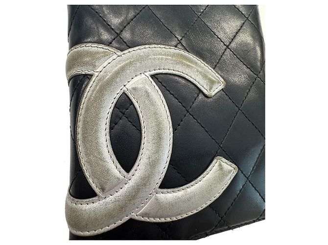 Portafoglio lungo da donna Chanel Cambon in pelle nera Nero - vista 4