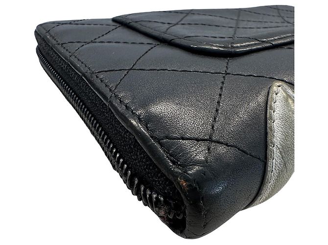 Portafoglio lungo da donna Chanel Cambon in pelle nera Nero - vista 5