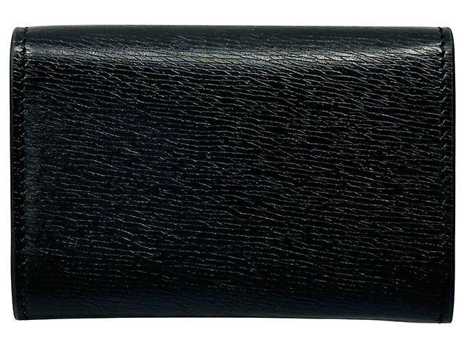 Tarjetero de cuero negro Gucci - vista 2
