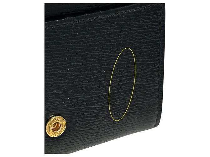 Tarjetero de cuero negro Gucci - vista 8