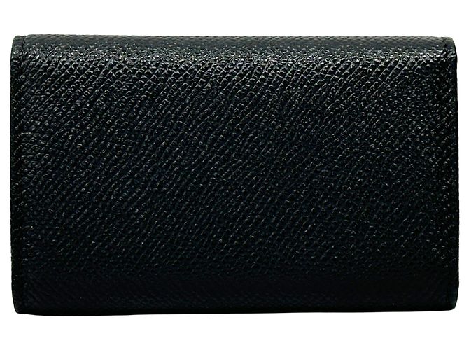 Bulgari Bvlgari Black Leather Key Case - view 2