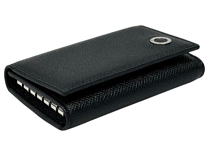 Bulgari Bvlgari Black Leather Key Case - view 3
