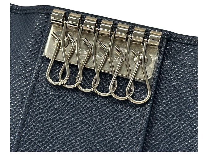 Bulgari Bvlgari Navy Leather Key Case Navy blue - view 5