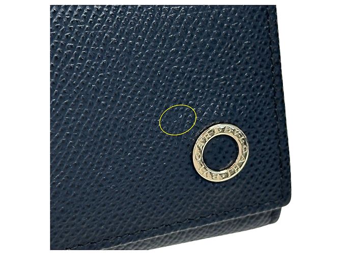 Bulgari Bvlgari Navy Leather Key Case Navy blue - view 8