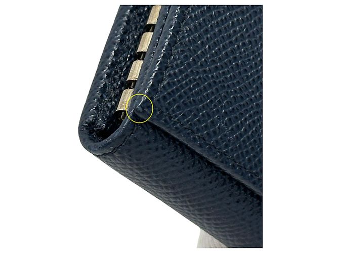 Bulgari Bvlgari Navy Leather Key Case Navy blue - view 9