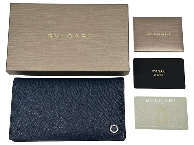 Bulgari Bvlgari Bi-Fold Wallet Green Navy blue - view 7