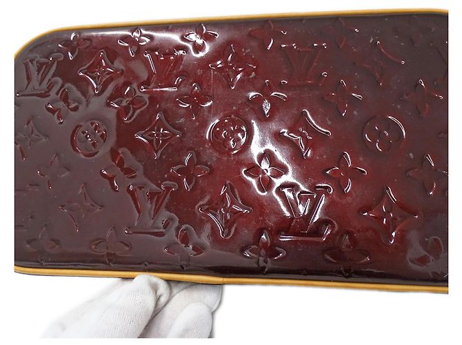 Borsa Louis Vuitton Monogram Vernis Porpora - vista 11