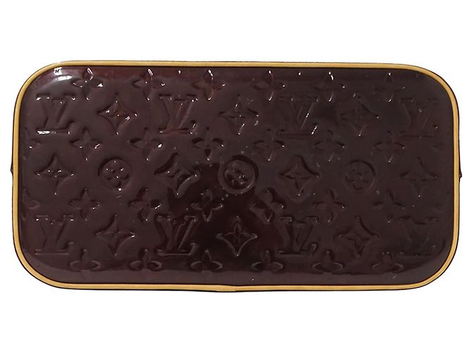 Borsa Louis Vuitton Monogram Vernis Porpora - vista 3
