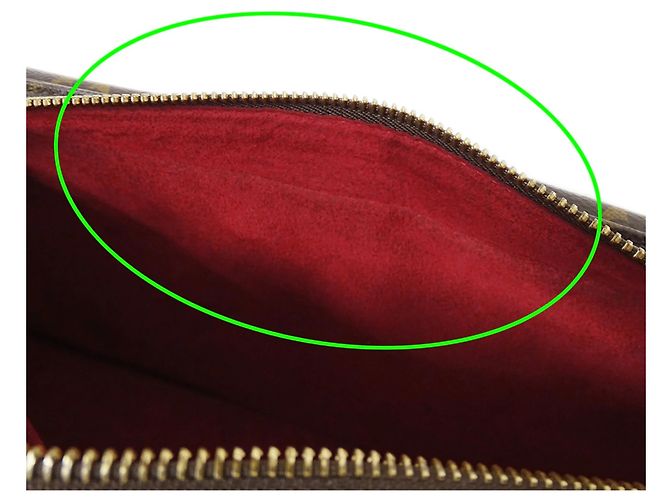 Borsa a Spalla Louis Vuitton Monogram Marrone Monogramma - vista 13