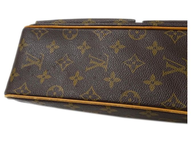 Borsa a Spalla Louis Vuitton Monogram Marrone Monogramma - vista 8
