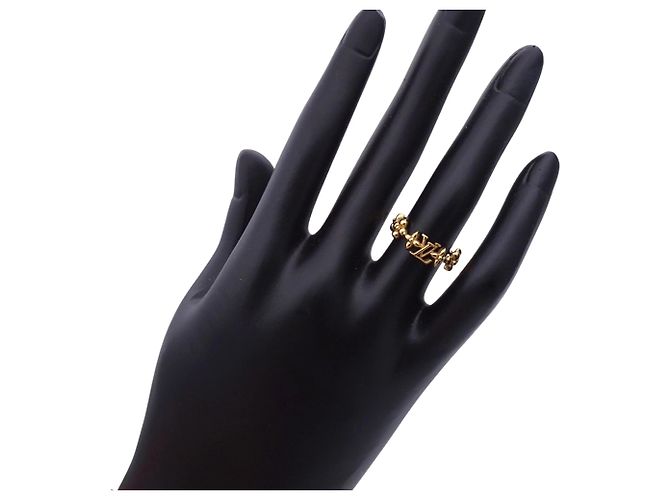 Anello Louis Vuitton in metallo dorato da donna D'oro - vista 5